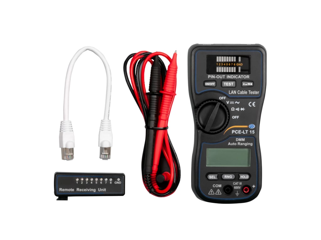 PCE Instruments PCE-LT 15 - Digital Multimeter with LAN Tester | TEquipment
