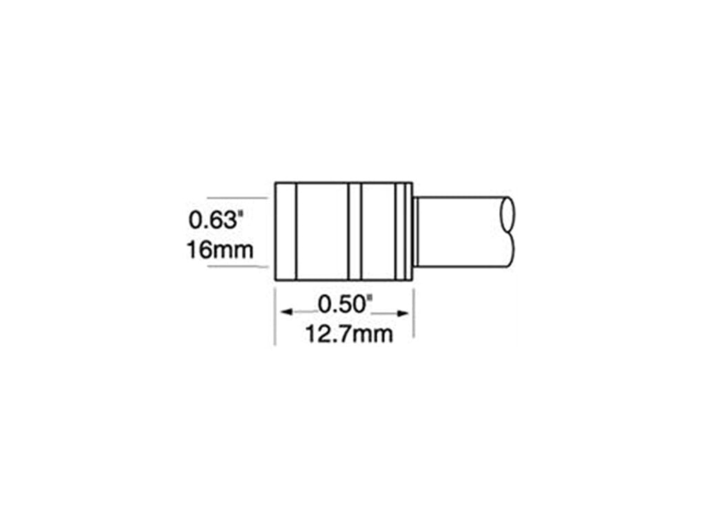 Metcal PTTC-805 Tweezer Cartridge, Blade, 15.75mm (0.62In) TEquipment