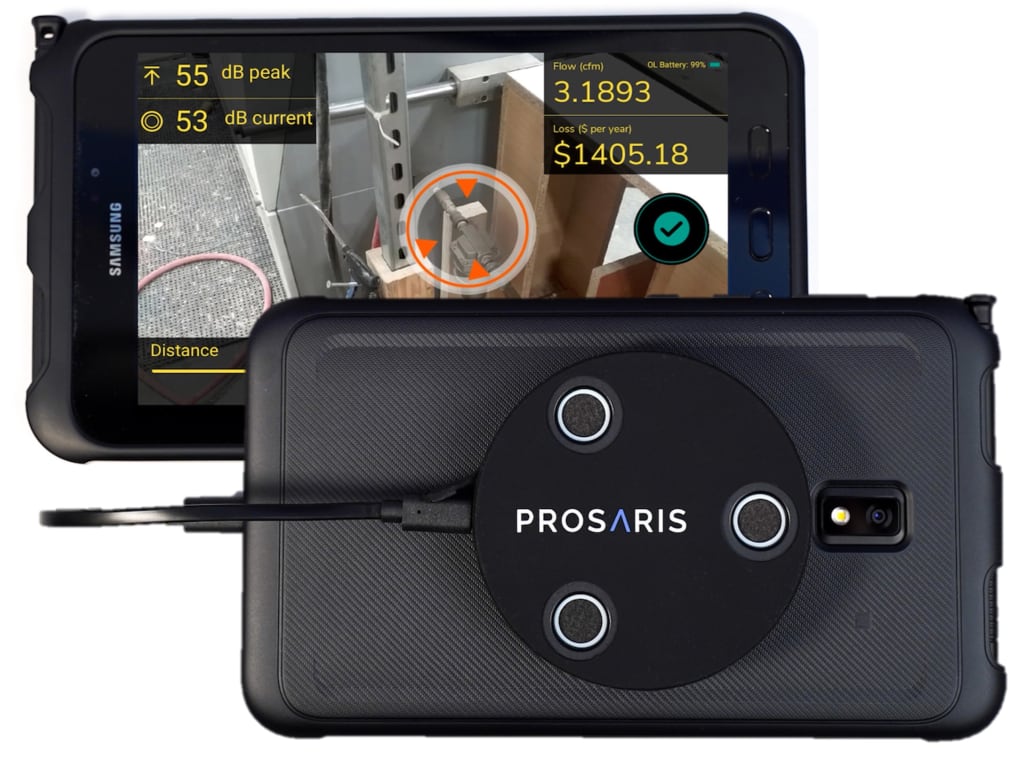 Prosaris OL1 Bundle OL1 Ultrasonic Leak Detector with Samsung