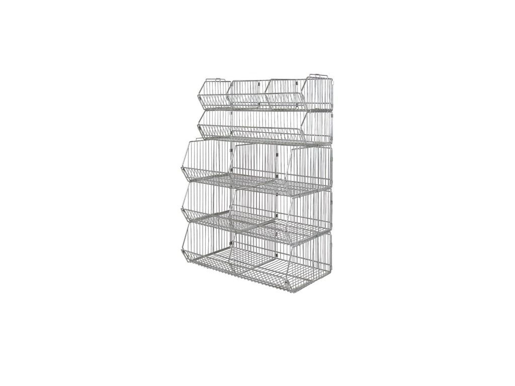Quatum Storage Racking Quantum Storage Systems WR5-36MSBA - Stationary Stacking Baskets ...