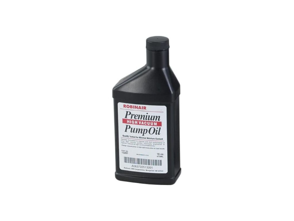 Robinair 13119 Premium Vacuum Pump Oil, Pint Bottle, 12 per case