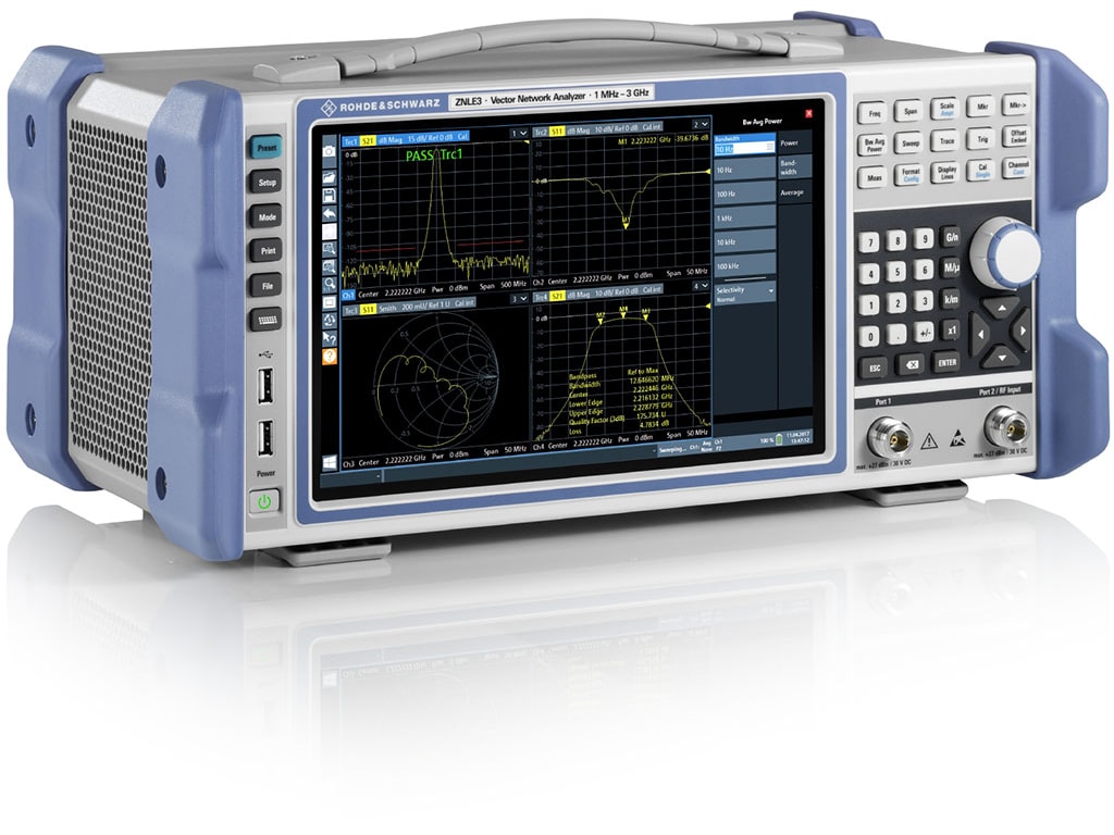 Rohde and Schwarz Package with ZNLE3, ZNLEB100 Frequency Extension and ZNZ135 (.03