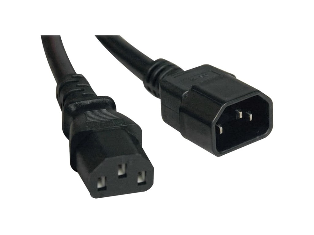 SCS 770118 Power Cord, IEC C13 to IEC C14, 8ft TEquipment