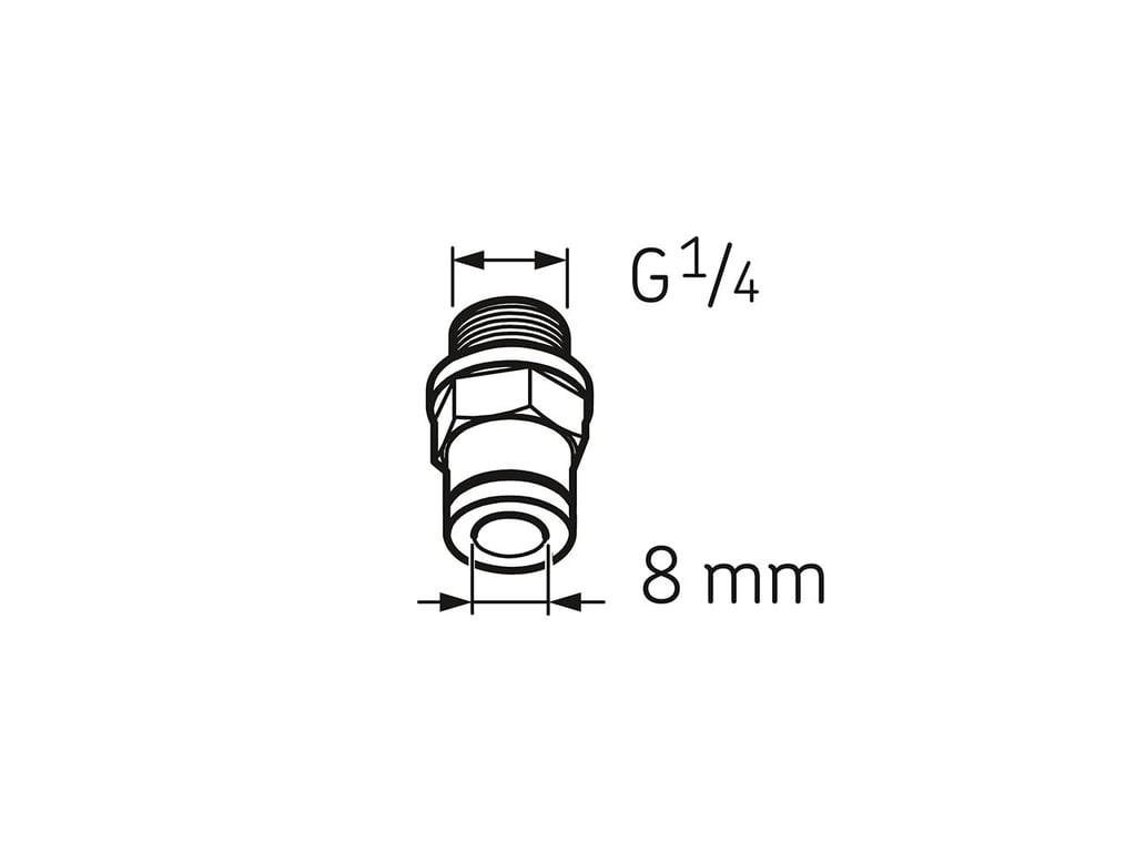 SKF LAPF F1/4 Tube Connection Female G1/4