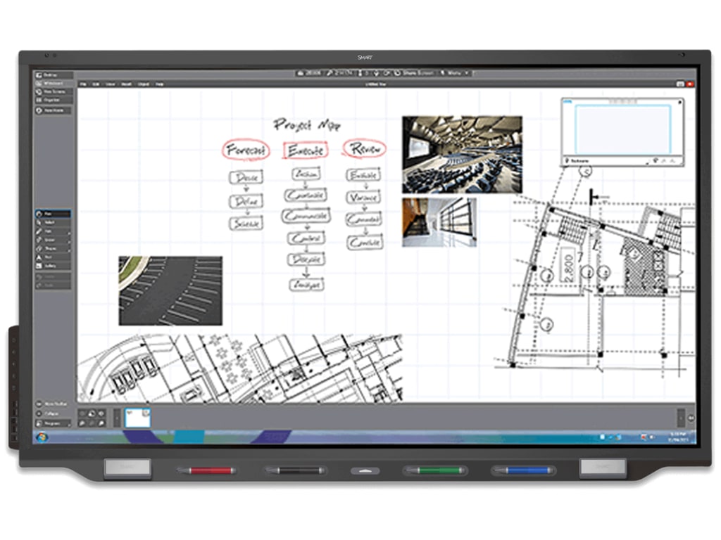 SMARTBOARD 7086R Pro - 86 Interactive Screen w/Meeting Pro