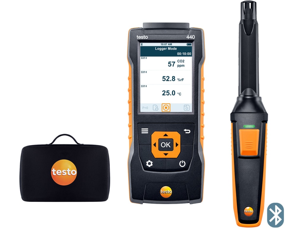 Testo 440 CO2 Kit with Bluetooth TEquipment