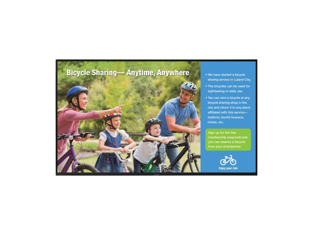 Sharp 4TB80CJ1U 80" Class Commercial LCD Display, 4KUltra High