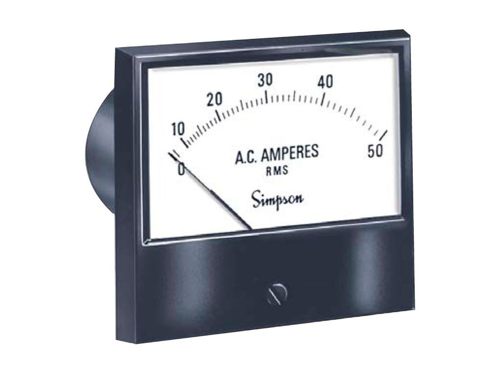 Simpson 17764 Century Style Analog Panel Meter | TEquipment Simpson 17764 Century Style Analog Panel Meter | TEquipment