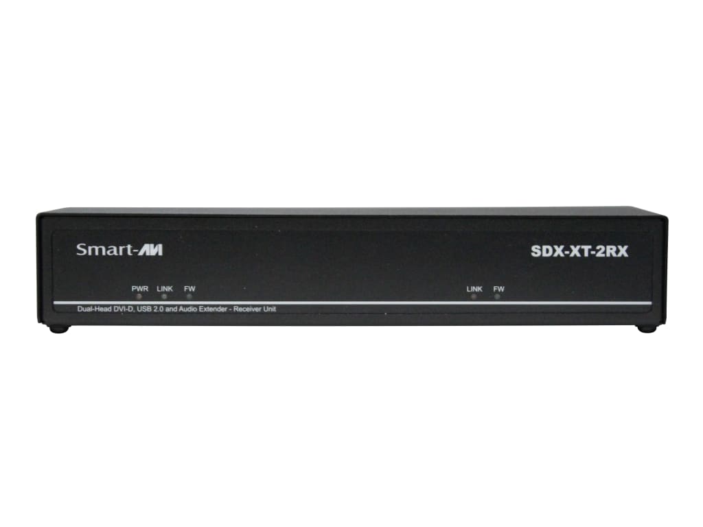Smart-AVI SDX-XT-2P-RX Dual Head DVI-D, USB 2.0, Audio, CAT5/5e/6 Receiver - Thumbnail 4
