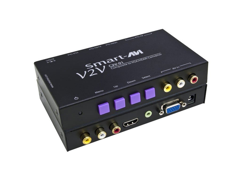 Smart-AVI VGA + Audio to HDMI Converter with Integrated Scaler