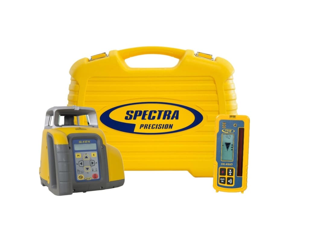 Spectra Precision GL412N4 GL412N Grade Laser, HL450 Receiver and