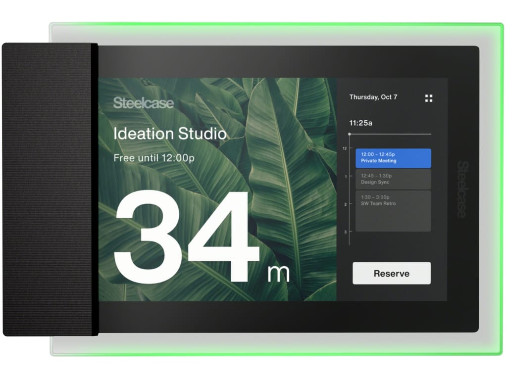 Steelcase RoomWizard Conference Room Reservation System and Display