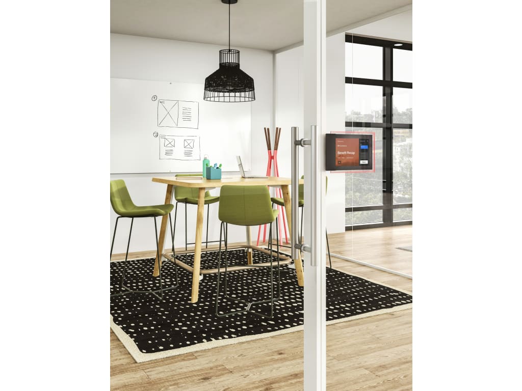 Steelcase Room Wizard Glass Room Scheduling Solution w/Glass Mount - Main Image