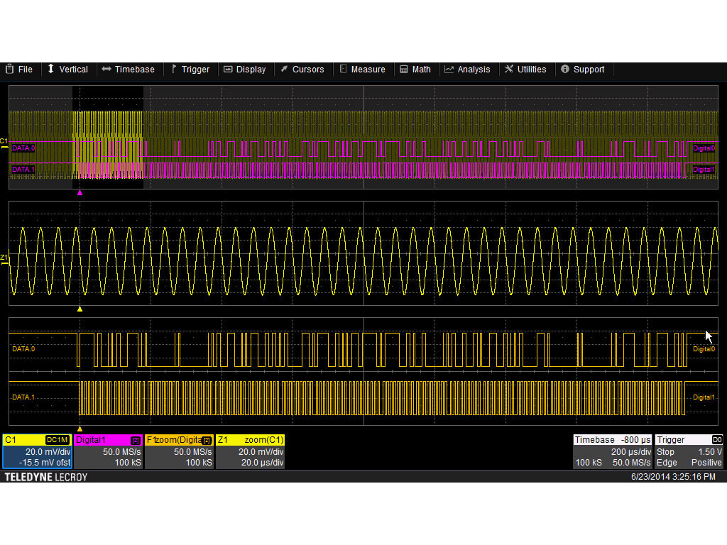 LeCroy T3DSO1000AMSO MSO Logic Analyzer Software Option TEquipment