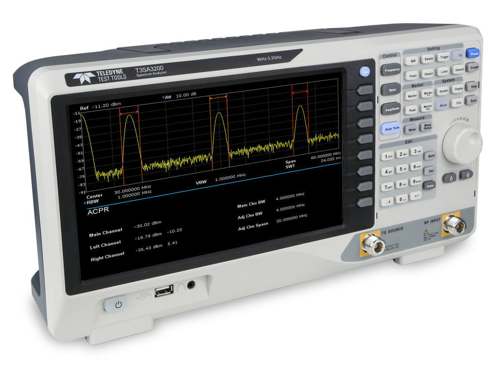 Teledyne LeCroy T3SA3100 9 kHz to 2.1 GHz Spectrum Analyzer TEquipment