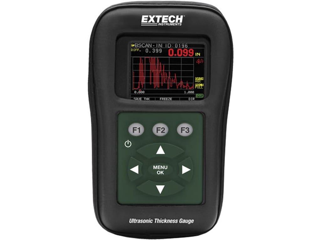 Extech TKG250 Ultrasonic Thickness Gauges Min Range 1, Max Range