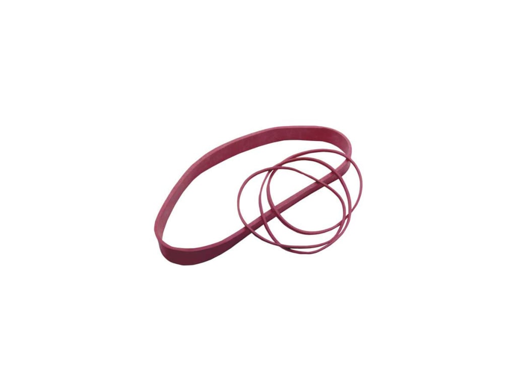 Anti-Static Rubber Band - Pink, 5 1/2 x 1/8