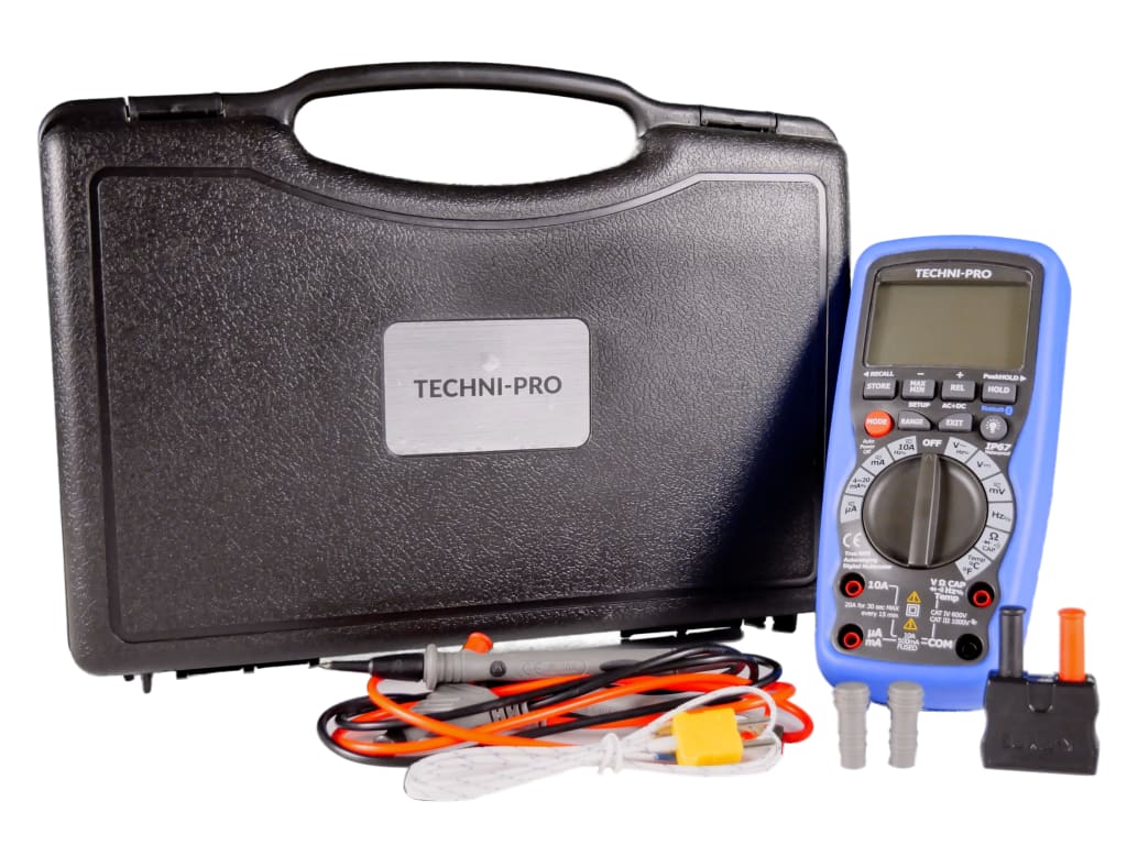 Techni-Pro TNP278 - True RMS Industrial Multimeter with Bluetooth ...