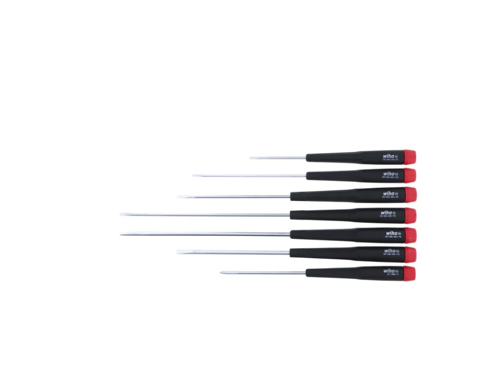 Wiha 26092 7 Piece Precision Slotted & Phillips Screwdriver Set