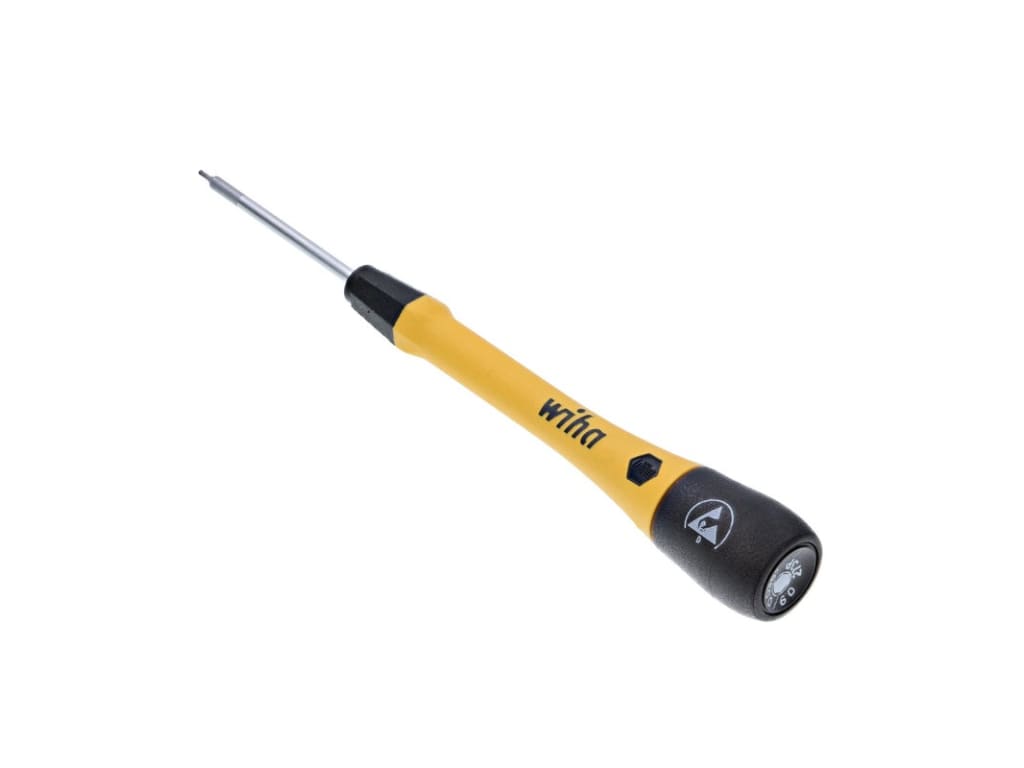 Wiha 27551 - ESD Safe PicoFinish Precision Hex Screwdriver, 0.9mm x ...