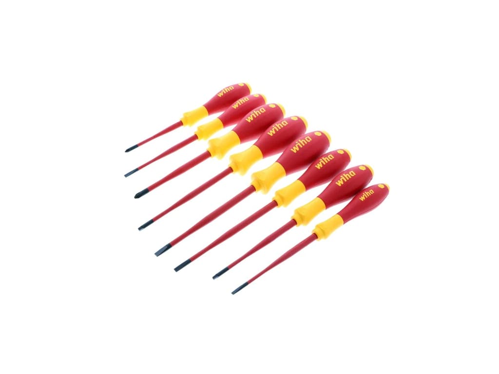 Wiha 32197 8 Piece Insulated Slimline Screwdriver Set TEquipment