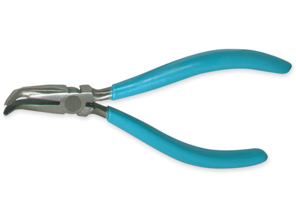 Xcelite CN54GN Curved Long Nose Pliers, Smooth Jaws, 5