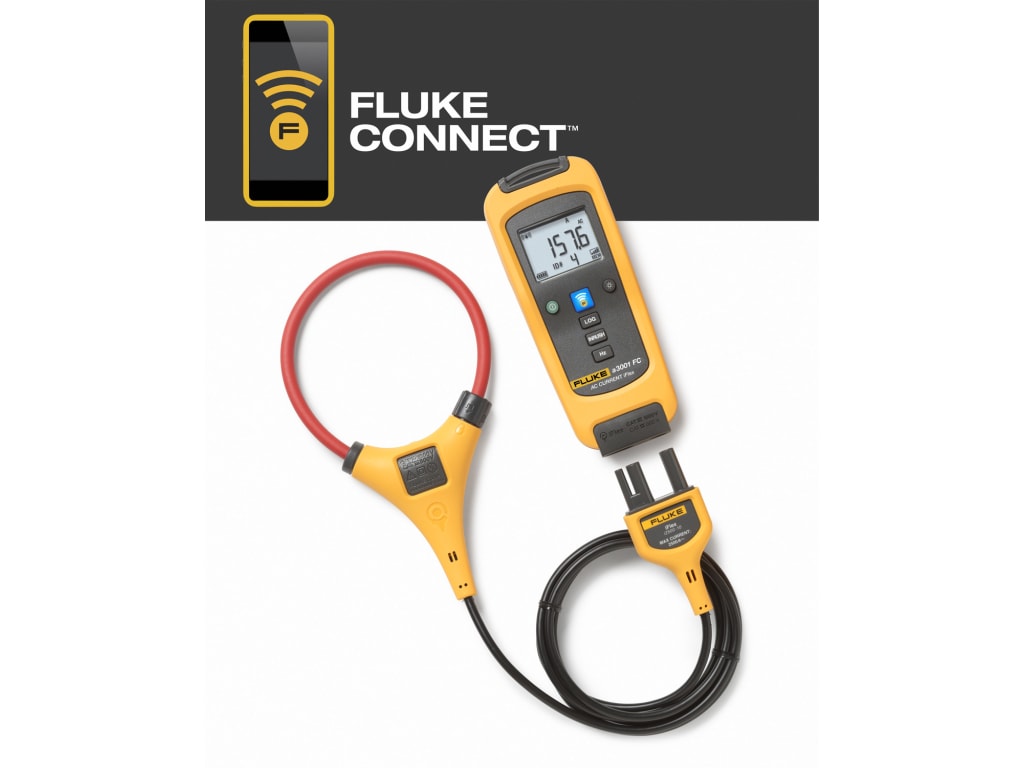 FLUKE FLUKE 3000 FC Wireless Digital Multimeter, Fluke Connect 3000 Series,  6000 Count, Average, Auto, Manual Range