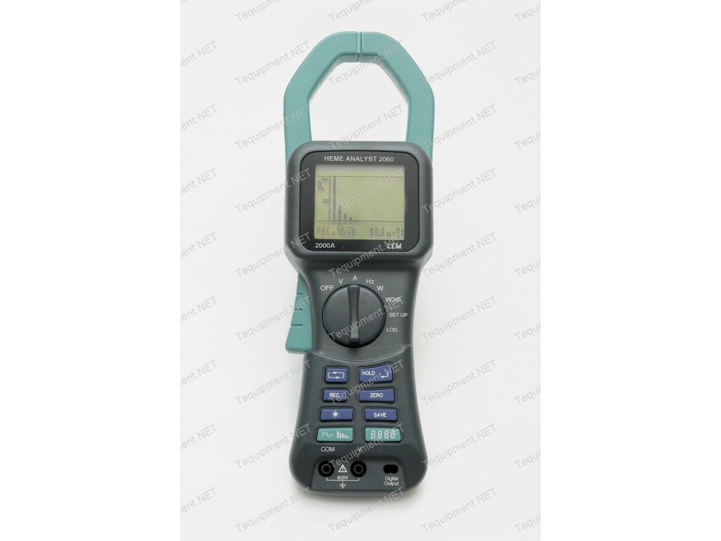 LEM Analyst 2060 AC/DC True RMS Clampon Power Quality Meter LEM