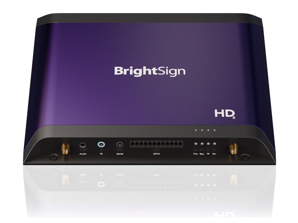 BrightSign HD225 - Digital Signage Player, H.265, 4K, Standard 