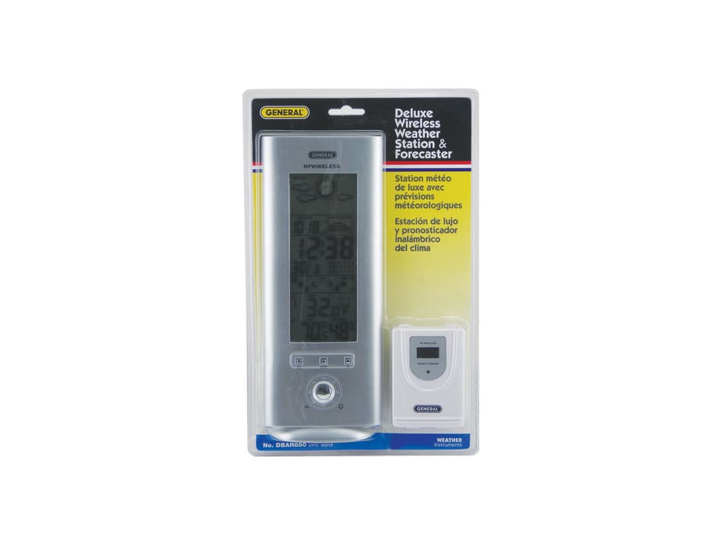 General Tools DBAR880 Indoor-Outdoor Temperature Humidity Monitor