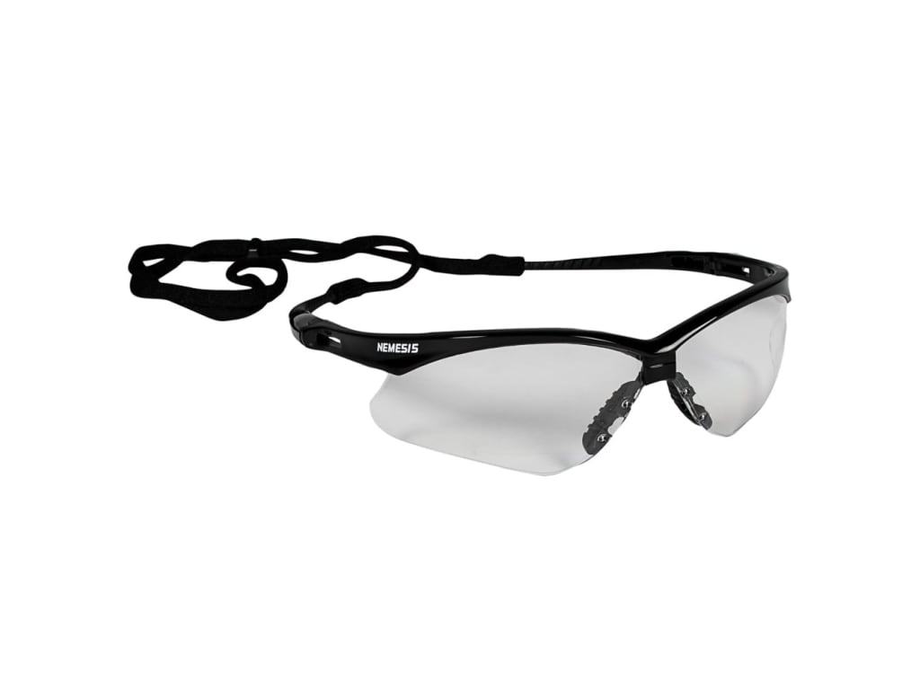Kimberly-Clark 25676 - KleenGuard Nemesis Safety Glasses, Black
