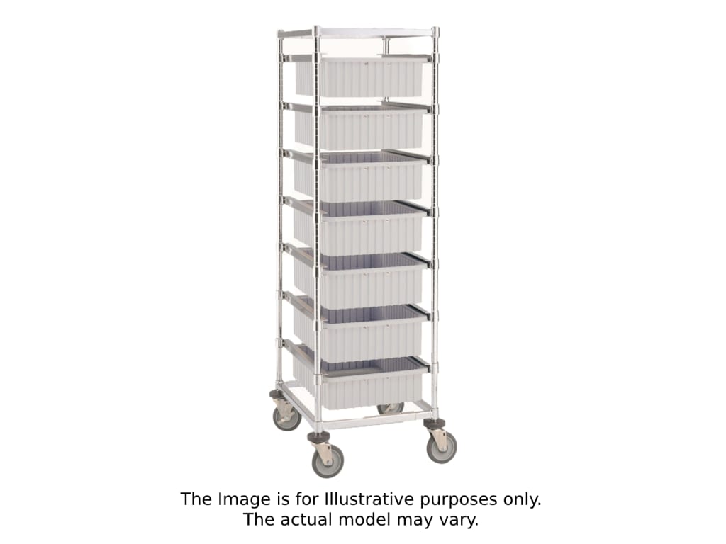 Metro PT1C-5MP - Single-Bay Tote Rack, Polyurethane Caster, 26″W x 22. ...