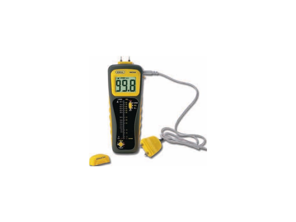 General Tools MMD900 Dual Pin/Pinless Moisture Meter with 2 Depth