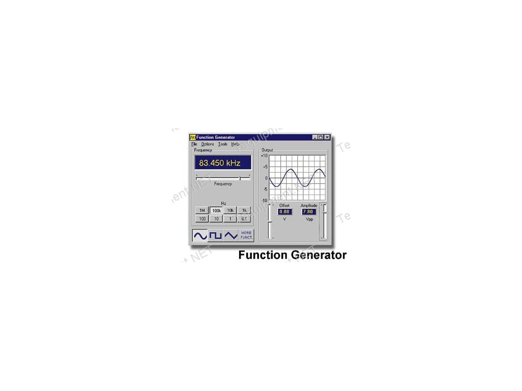 Velleman PCG10AU PC Function Generator 0-1MHz Velleman PCG10AU | TEquipment