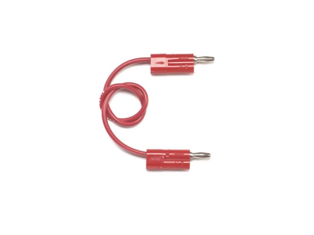 Pomona HB600 Horizontal Stacking Banana Plug Patch Cord, 60", Black