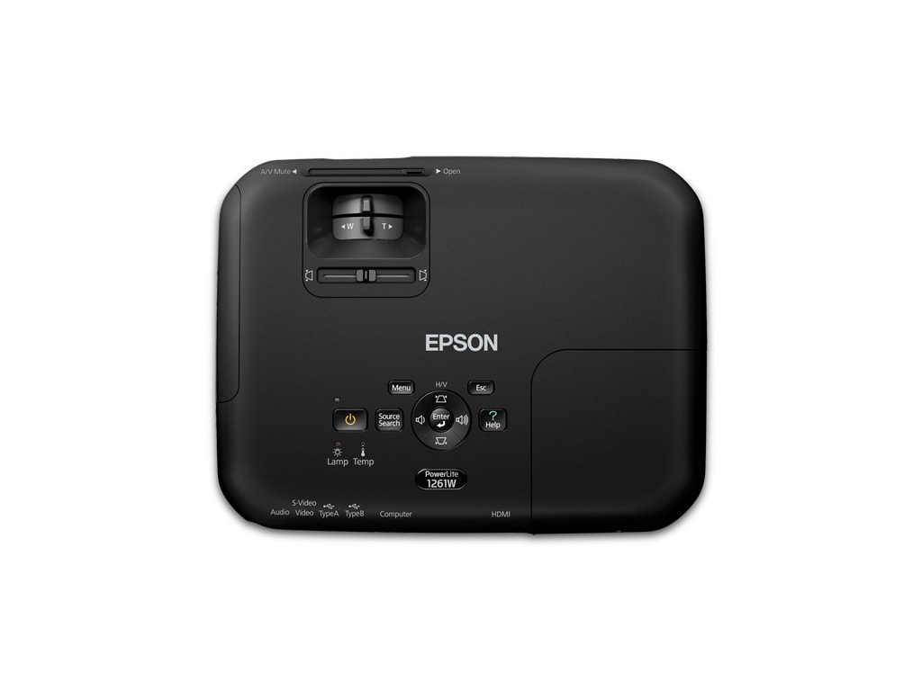 Epson V11H428320 - WXGA 3LCD Projector, 2800 Lumens 16:10 (Black