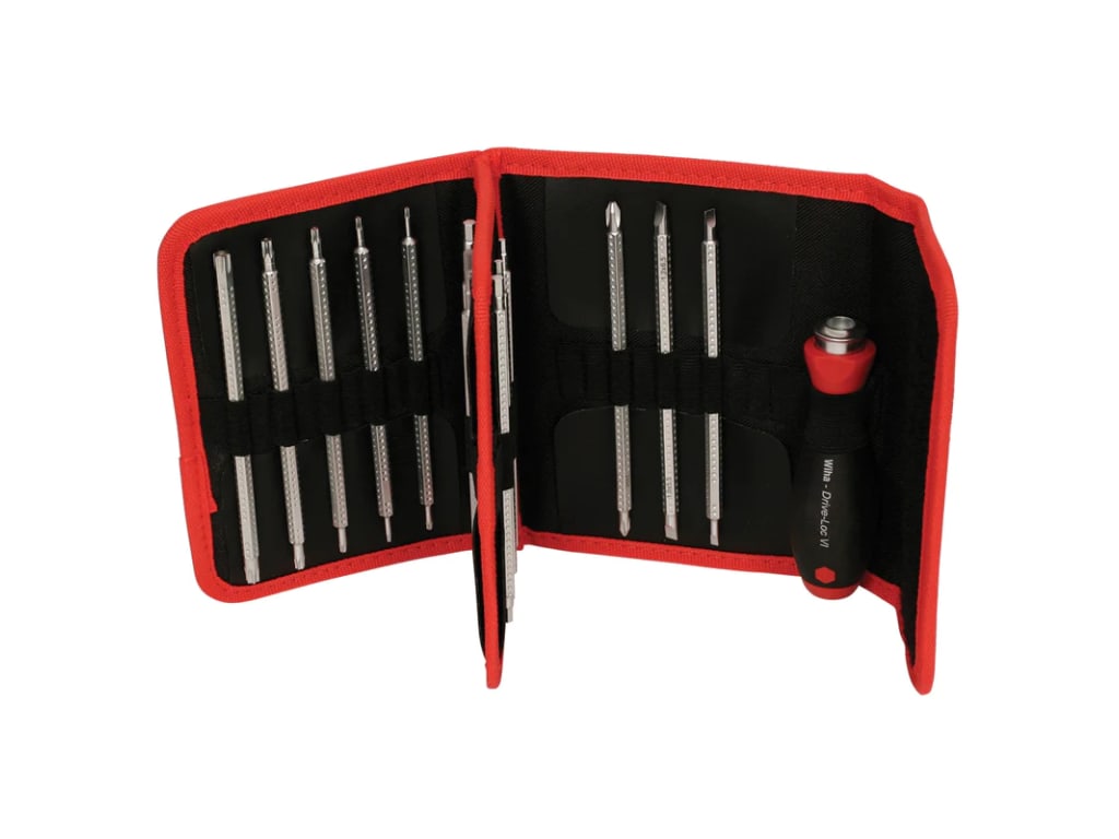 Wiha 28189 - 15 Piece Drive-Loc VI Combination Blade Set | TEquipment