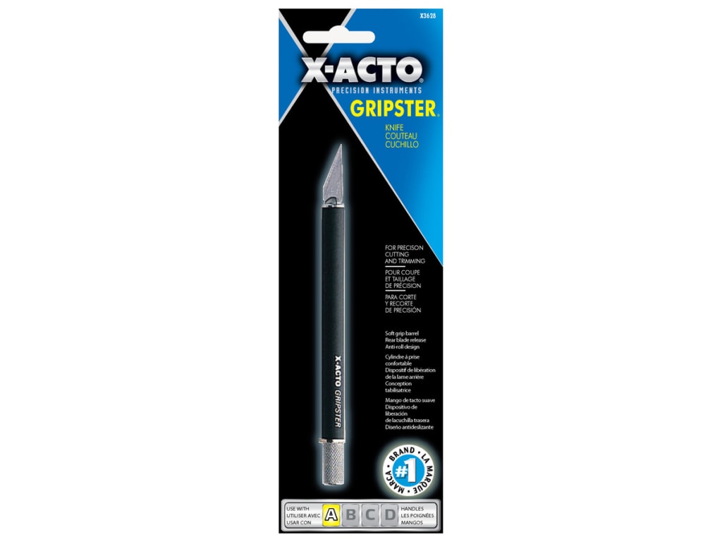 XActo X3627 Gripster Precision Knife w/11 Classic Fine Point Blade