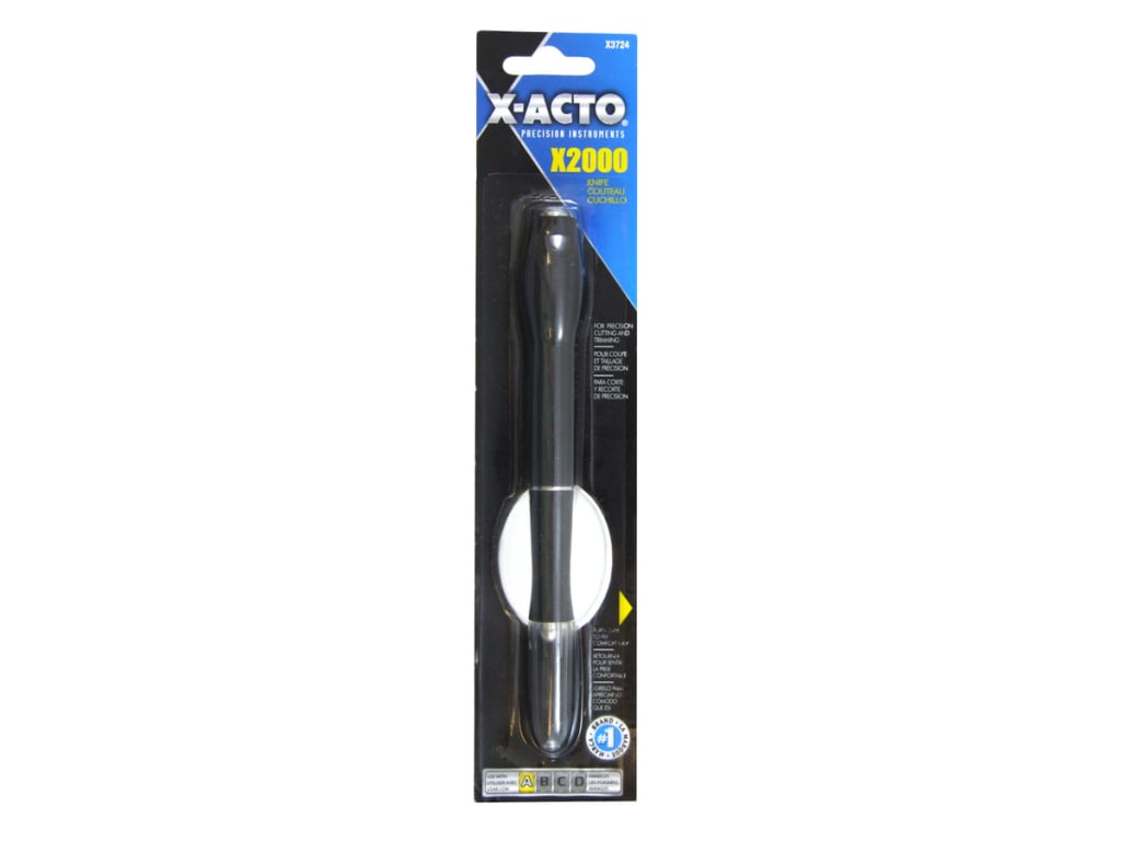 X-Acto X3724 X2000 Precision Knife Black W/#11 Classic Fine Point Blade &  Cap