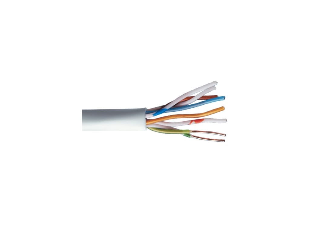 Liberty Wire & Cable 24-4P-P-L6-EN-BLK Category 6 U&UTP en Series 23 AWG 4 Pair Unshielded Cable Reel, Black