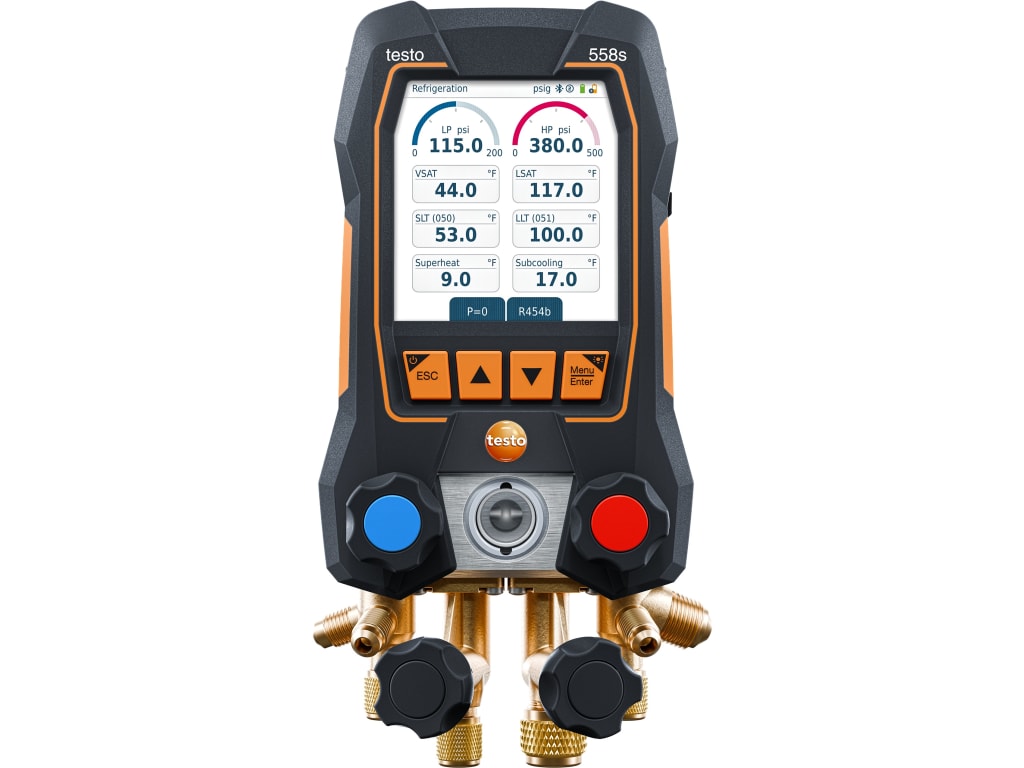 Testo 558s Smart Digital Manifold (Catalog 0564 5581 01) TEquipment