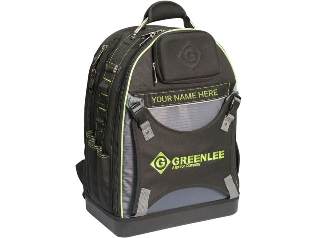 Greenlee 015826 Professional Tool Backpack TEquipment