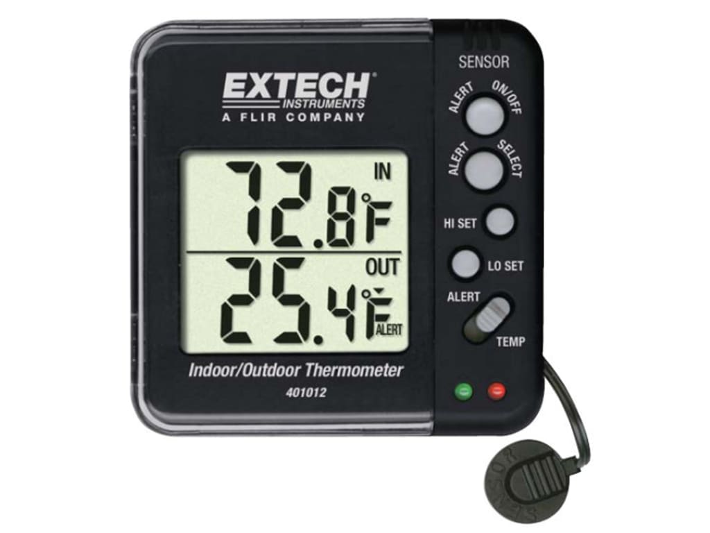 Extech 401012 Temperature Indoor/Outdoor Alarm TEquipment