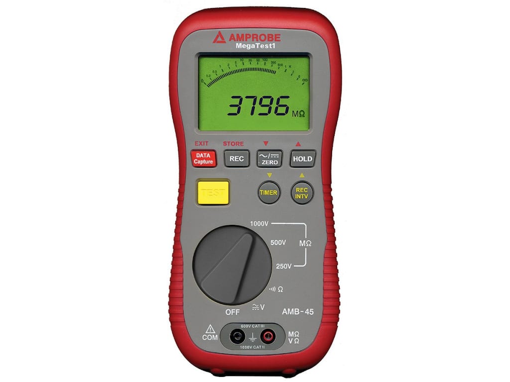 Amprobe AMB45 Digital Megohmmeter Insulation Resistance Tester