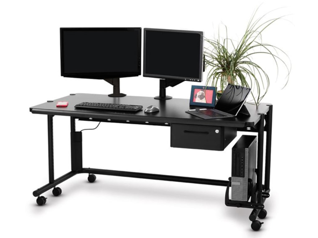 Anthro Ac6001bk Anthrocart 2 Large 60w Black Touchboards