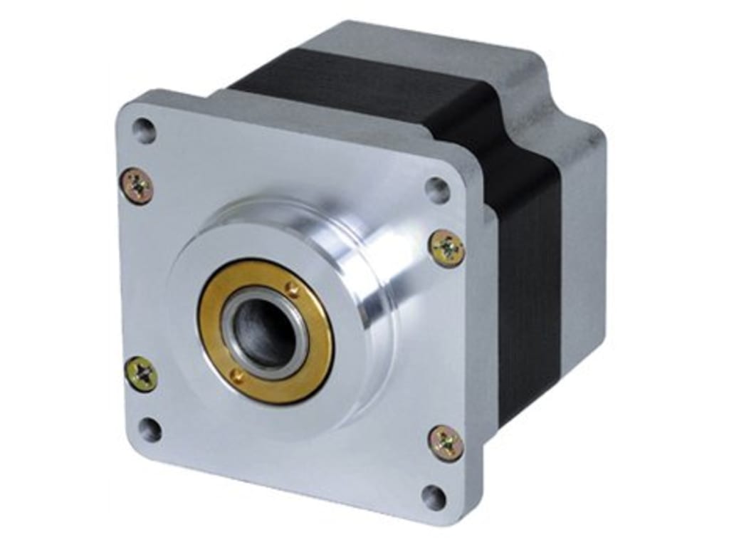 Autonics AH41K-G599 Stepper Motor, 5 Phase, 85mm Square, Hollow Shaft