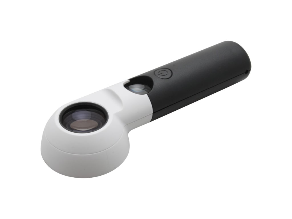 Hand Held Magnifier 5x/20x with LED Light