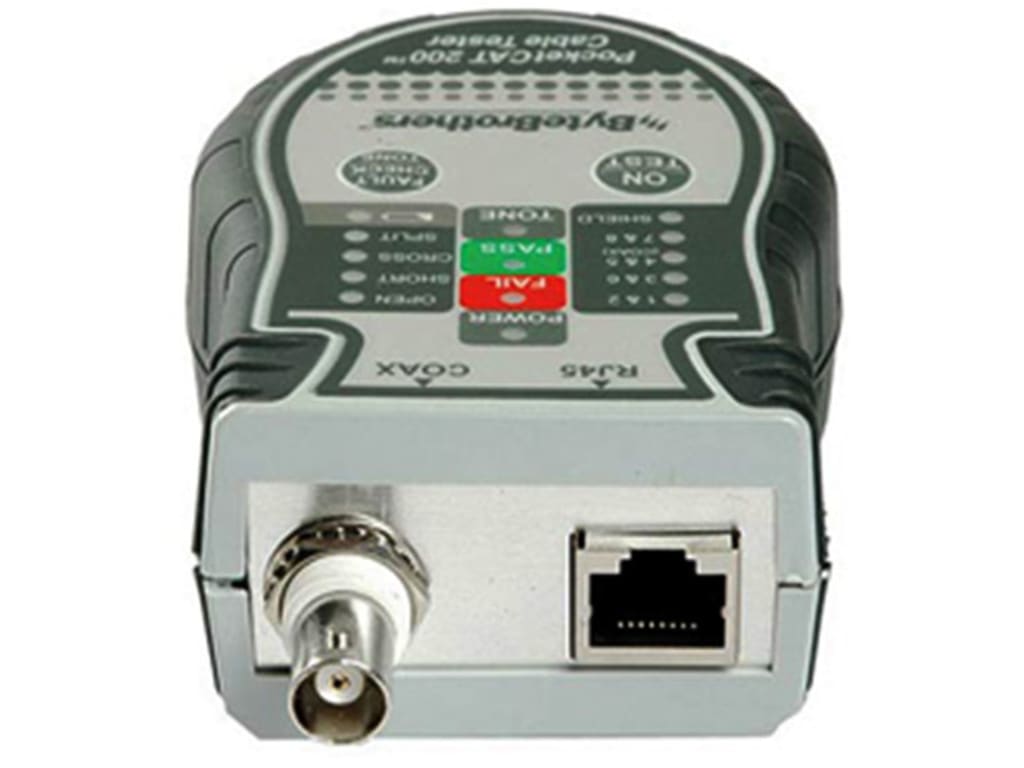 Byte Brothers CTX200 Pocket CAT RJ45 and Coax Cable Tester TEquipment