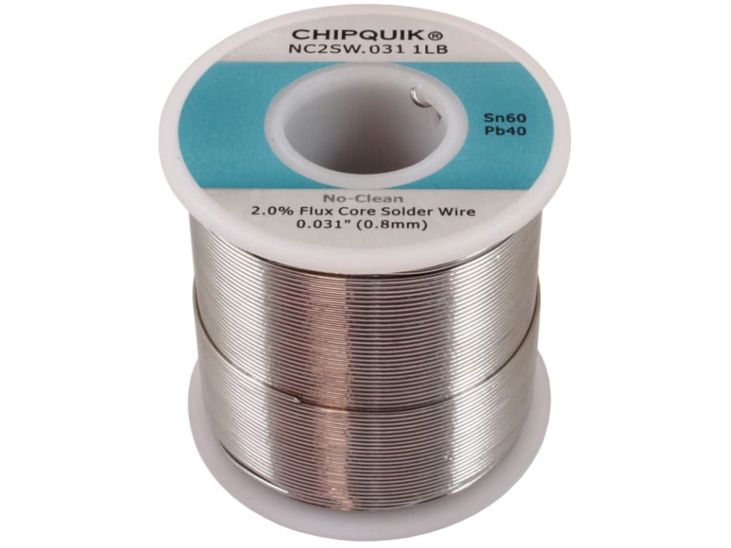 Chip Quik SMDSWLF.031 8OZ LF Solder Wire 96.5/3/0.5 Tin/Silver/Copper  no-clean .031 1/2lb