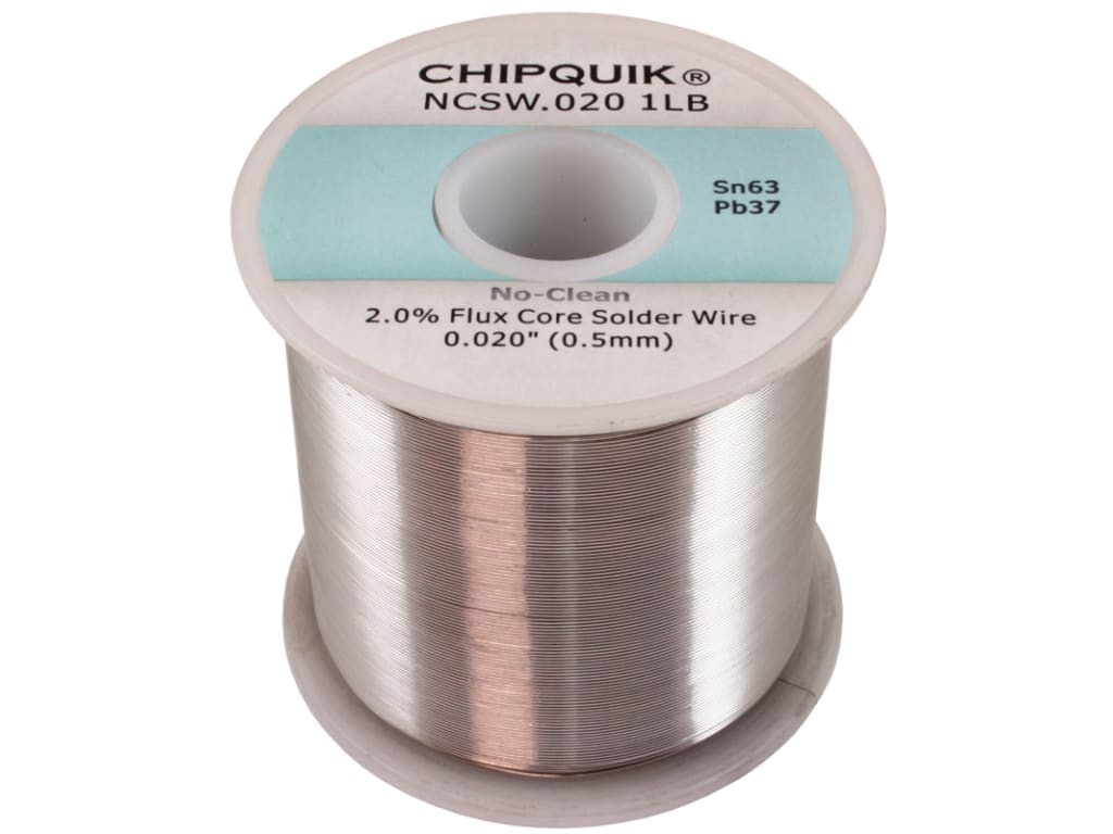 Chip Quik SMDSWLF.031 8OZ LF Solder Wire 96.5/3/0.5 Tin/Silver/Copper  no-clean .031 1/2lb